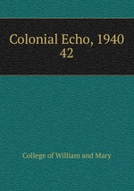 Colonial Echo, 1940. 42