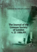 The Journal of the Linnean Society of London. v. 21 1886/89