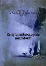 Religionsphilosophie microform