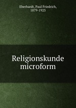 Religionskunde microform