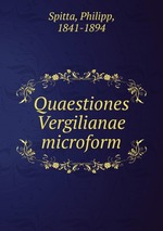 Quaestiones Vergilianae microform