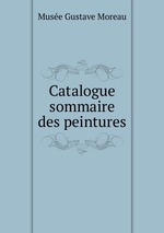 Catalogue sommaire des peintures