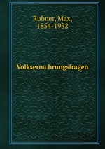 Volksernahrungsfragen