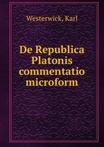 De Republica Platonis commentatio microform