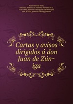 Cartas y avisos dirigidos a don Juan de Zuniga