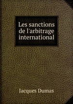 Les sanctions de l`arbitrage international