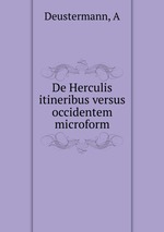 De Herculis itineribus versus occidentem microform