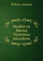 Studien zu Marius Victorinus microform