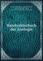 Handwrterbuch der Zoologie