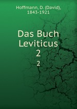 Das Buch Leviticus. 2