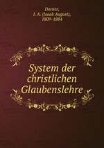 System der christlichen Glaubenslehre