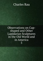 Observations on Cup-shaped and Other Lapidarian Sculptures in the Old World and in America. 5