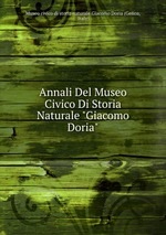 Annali Del Museo Civico Di Storia Naturale "Giacomo Doria"