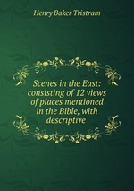 Scenes in the East: consisting of 12 views of places mentioned in the Bible, with descriptive