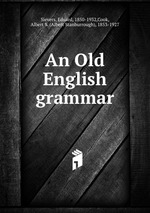 An Old English grammar