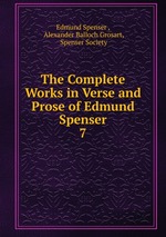 The Complete Works in Verse and Prose of Edmund Spenser. 7