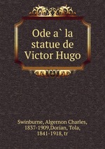 Ode a la statue de Victor Hugo