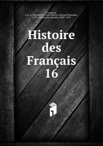 Histoire des Franais. 16