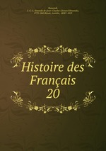 Histoire des Franais. 20