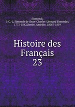 Histoire des Franais. 23