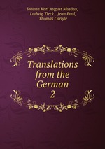 Translations from the German. 2
