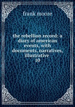 the rebellion record: a diary of american events, with documents, narratives, illustrative .. 10