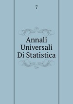 Annali Universali Di Statistica