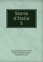 Storia d`Italia. 5