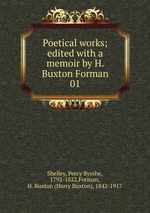 Poetical works; edited with a memoir by H. Buxton Forman. 01