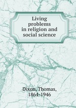 Living problems in religion and social science