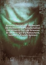 Annales Des Mines Ou Recueil De Mmoires Sur L`exploitation Des Mines Et Sur Les Sciences Et Les Arts Qui S`y Rattachent, Volume 9 (French Edition)