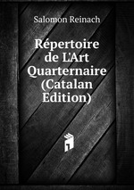 Rpertoire de L`Art Quarternaire (Catalan Edition)