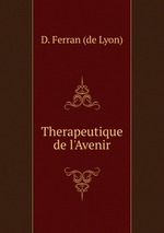 Therapeutique de l`Avenir