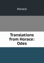 Translations from Horace: Odes
