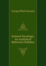 General Sociology: An Analytical Reference Syllabus