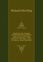 Handbook to the Cathedrals of England: Winchester. Salisbury. Exeter. Wells. Pt.2.Chichester. Canterbury. Rochester. - North Division. Pt.1.York. Ripon. Carlisle. Pt.2.Durham. Chester. Manchester