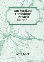 Om Sprkets Frndring (Swedish Edition)