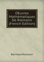 OEuvres Mathmatiques De Riemann (French Edition)
