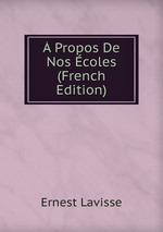  Propos De Nos coles (French Edition)