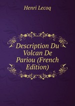 Description Du Volcan De Pariou (French Edition)