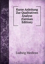 Kurze Anleitung Zur Qualitativen Analyse (German Edition)