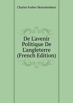 De L`avenir Politique De L`angleterre (French Edition)