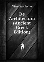 De Architectura (Ancient Greek Edition)