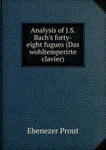 Analysis of J.S. Bach`s forty-eight fugues (Das wohltemperirte clavier)