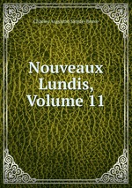 Nouveaux Lundis, Volume 11