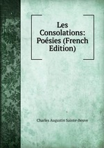 Les Consolations: Posies (French Edition)
