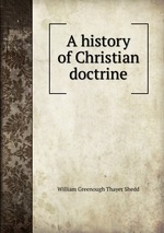 A history of Christian doctrine