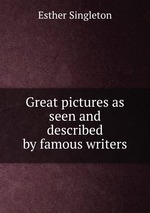 Great pictures as seen and described by famous writers