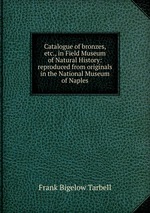 Field Museum of Natural History. Volume 7. № 3: Catalogue of bronzes, etc., in Field Museum of Natural History
