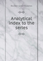 Analytical index to the series